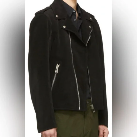 Belstaff Black Suede Edmunds Jacket Sz 52/L - Picture 3 of 13